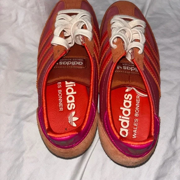 Adidas SL72 x Wales Bonner Orange Maroon Pink 5 - Picture 4 of 7